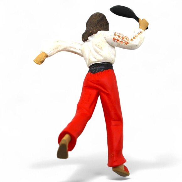 Indiana Jones Marion Ravenwood Collectible Figure Raiders Ark Frying Pan Red Pan - Picture 3 of 7